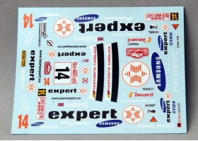 tk24-294 ford focus rs08 expert monte-carlo 2008 decals