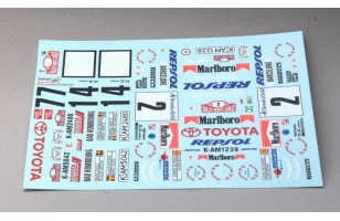 tk24-396 toyota celica st165 monte-carlo 1991 decals