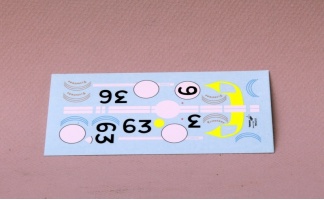 tk43-21 ford mkii lm66 3-6 decals