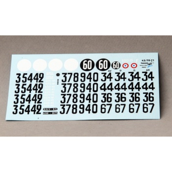 43-70-71 decals