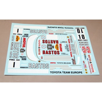 tk24-394 toyota celica st165 bastos decals
