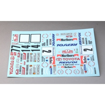 tk24-396 toyota celica st165 monte-carlo 1991 decals