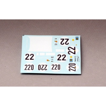 tk43-17 ferrari 412p lm67 n22 filipinetti decals